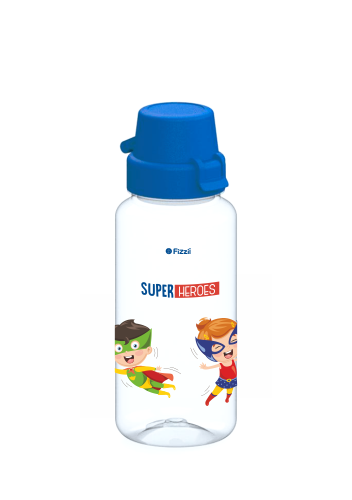 Fizzii Bambini Kindertrinkflasche Superheroes